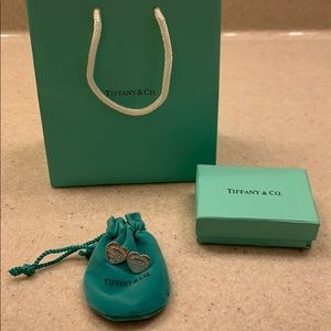 Tiffany and Co. mini heart tag earrings